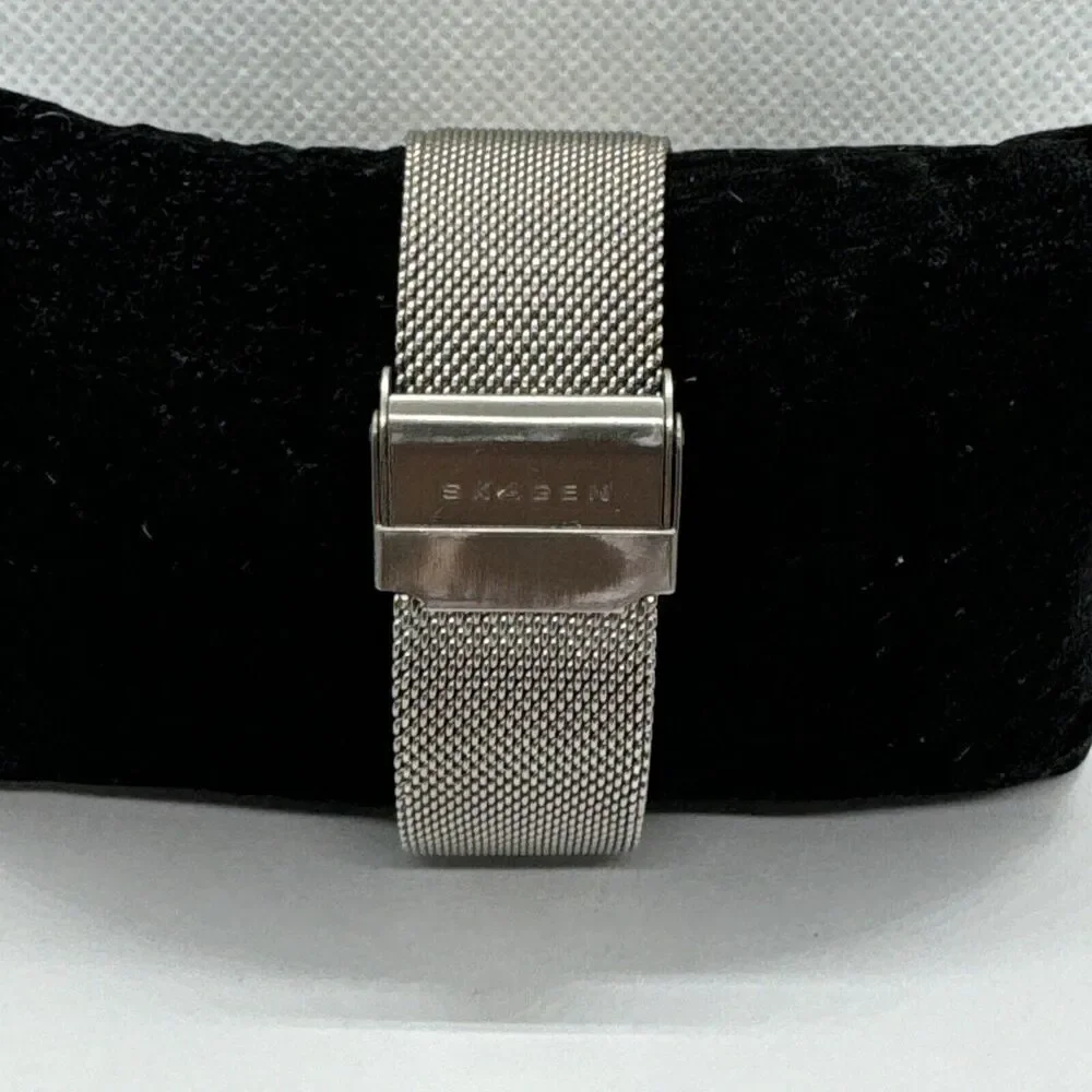 Skagen 956XLTTW Women's Silver Stainless Steel Mesh Analog Quartz Watch JNA543